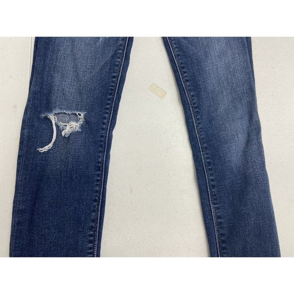 HUDSON Natalie Mid Rise Skinny Jeans Blue Size 25 MSRP $195 - Picture 4 of 5